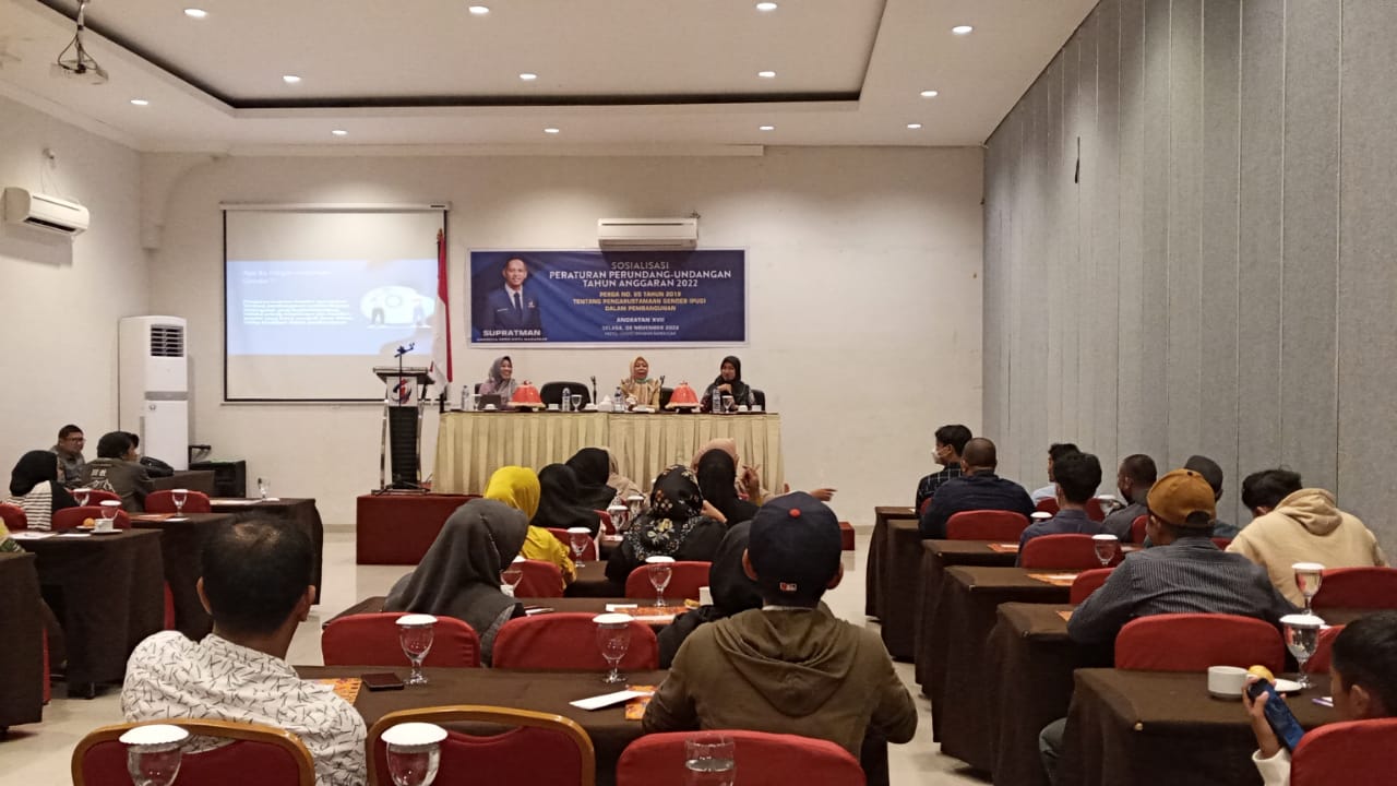 Supratman Sosialisasi Pentingnya Pengarusutamaan Gender dalam Strategi Pembangunan